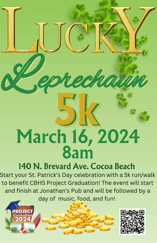 Lucky Leprechaun 5K – Saturday, March 16th, 2024